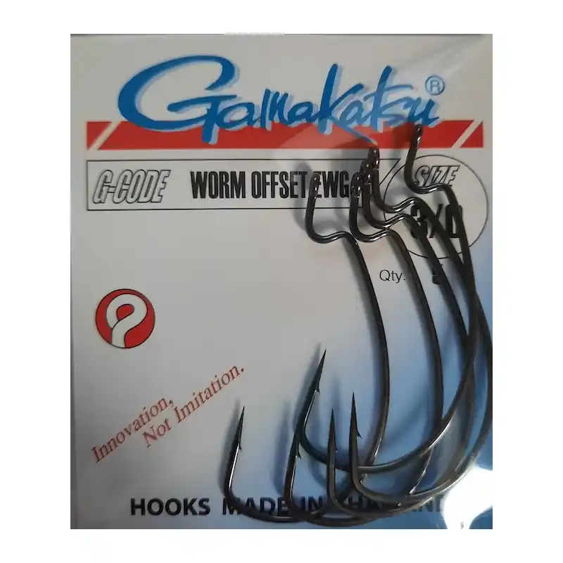 Produit De Marque Hameçon Texan GAMAKATSU Worm Offset EWG