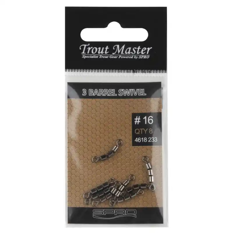 Emerillon Rolling Triple SPRO Trout Master 3-Jointed Rolling Swivel Pas Cher