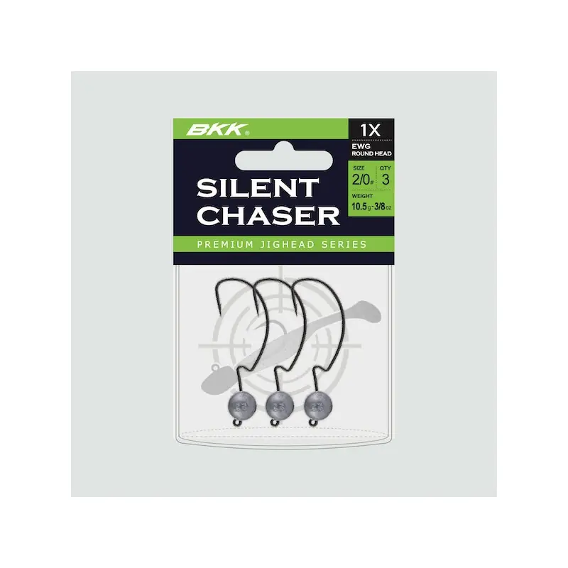 Tête Plombée Texan BKK Silent Chaser Jighead 1X EWG Hameçon n°2/0 Offre Du Jour