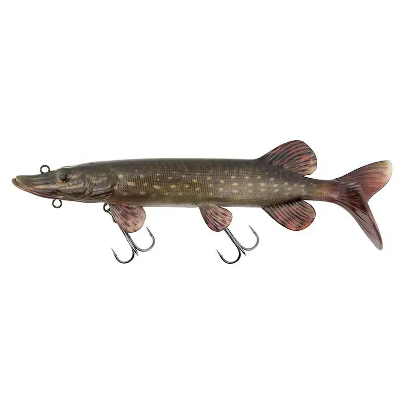 Promotion Leurre Souple Swimbait FOX RAGE Replicant Ultra Realistic Pike 25cm – 132g