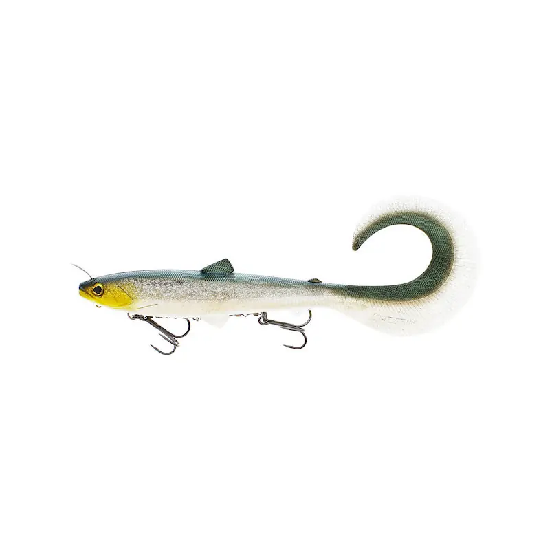 Expédition Rapide Leurre Souple Monté WESTIN Bullteez Curltail Inline – 33cm / 230g