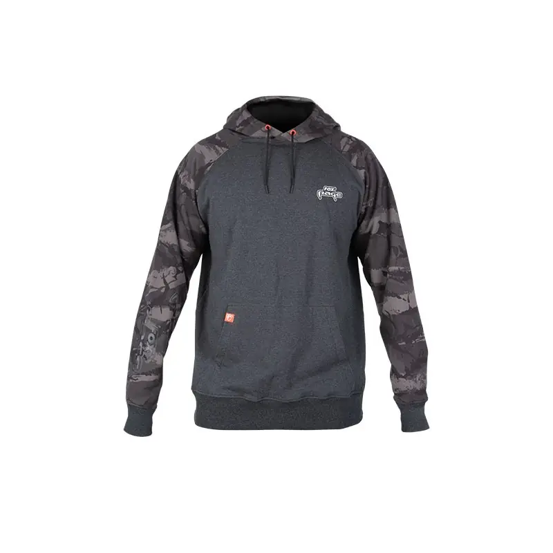 Sweat Shirt FOX RAGE Standard Hoody Black Marl/Camo Prix Cassé