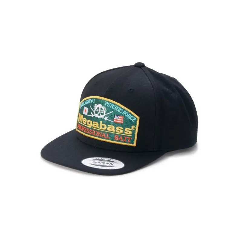 Casquette MEGABASS Psychic Snapback Black/Green Prix Réduit