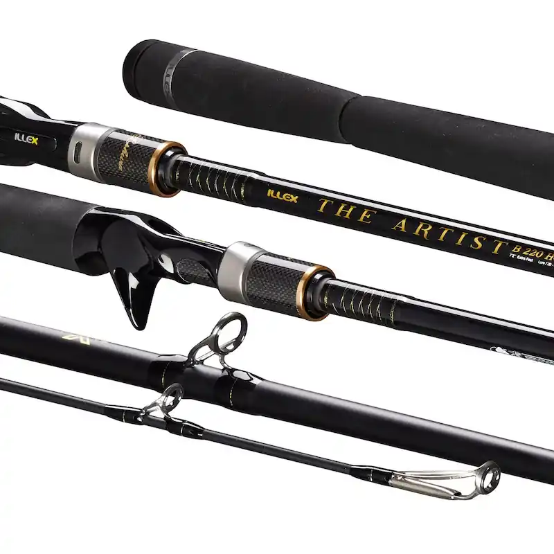 Produit De Marque Canne Casting ILLEX The Artist X5 B 220 H+ Angel of Darkness – 2,20m / 20-80g
