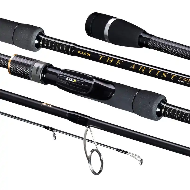 Canne Spinning ILLEX The Artist X5 S 225 M Black OPS – 2,25m / 7-21g Paiement Sécurisé