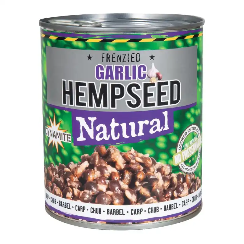 Must-Have Dynamite Baits Garlic Frenzied Hempseed – Partikel Futter