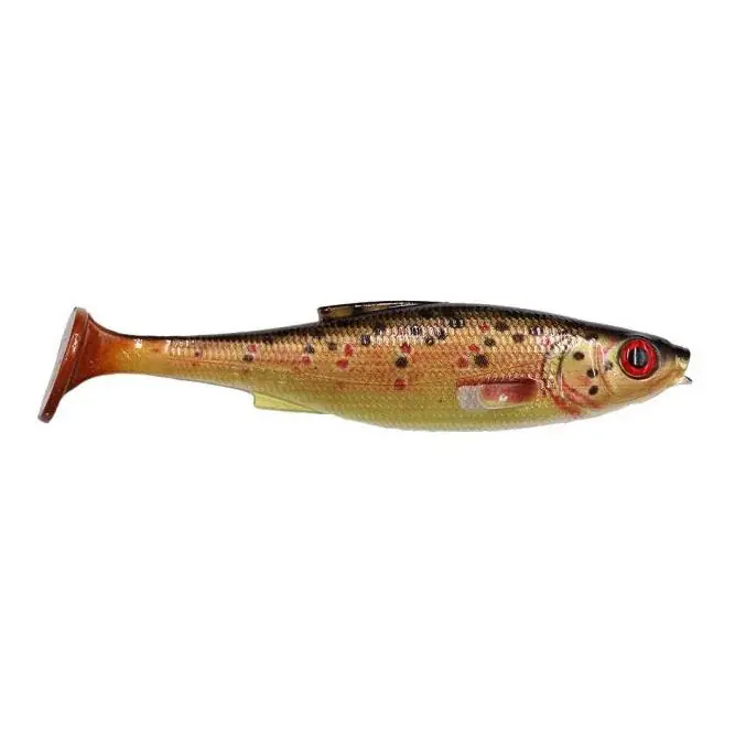 Acheter En Ligne LMAB Köfi Plötze Shad Brown Trout – Leurre souple