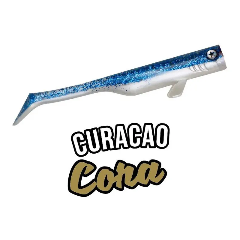 Offre Spéciale LMAB Drunk Bait Curacao Cora 16cm - Leurre souple