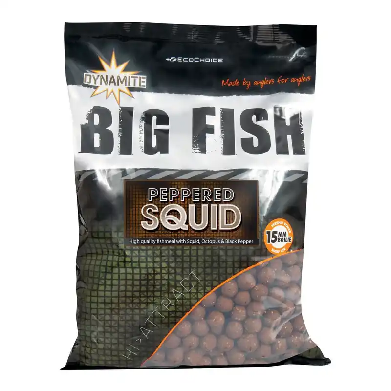 Dynamite Baits Big Fish Peppered Squid - Boilies Offre Du Jour