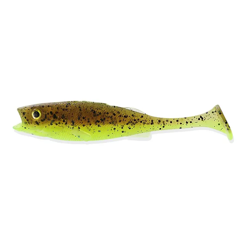 LMAB Köfi Perch Green Pumpkin Chartreuse - Leurre souple Soldes