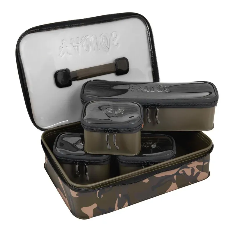Super Prix Fox Aquos Camo Accessory Bag System – Sac à accessoires