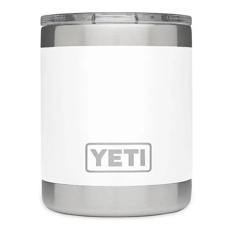 YETI RAMBLER 10 OZ LOWBALL White – Gobelet Quantité Limitée
