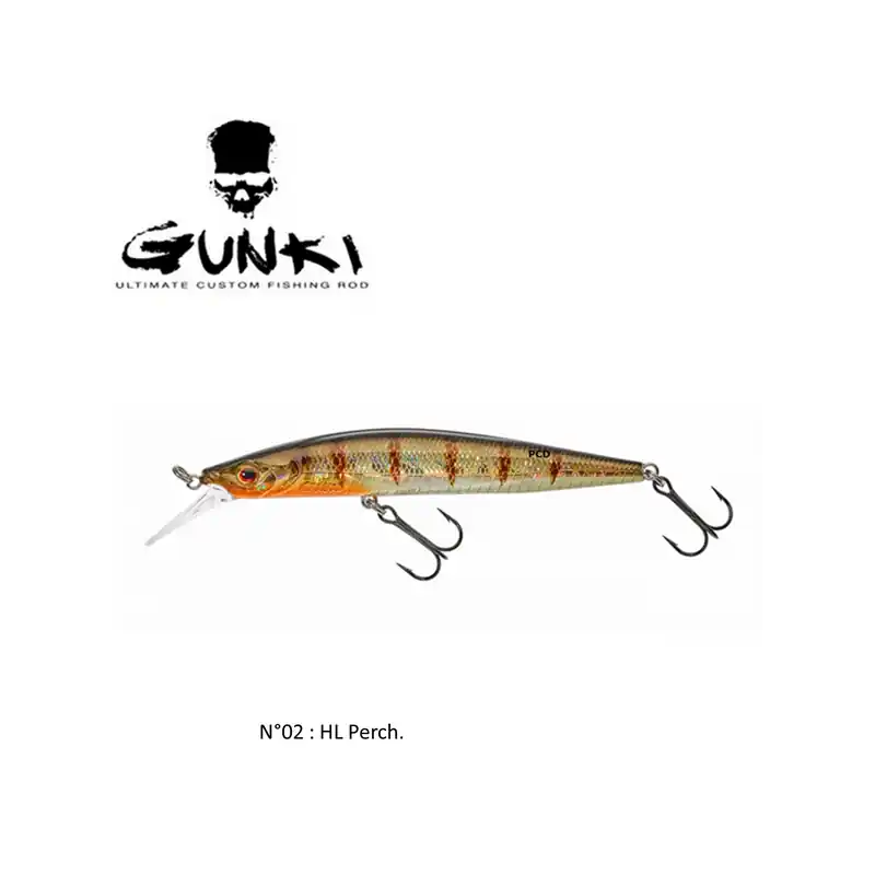 Authentique LEURRES GUNKI GAMERA SLIM 115 SP MR