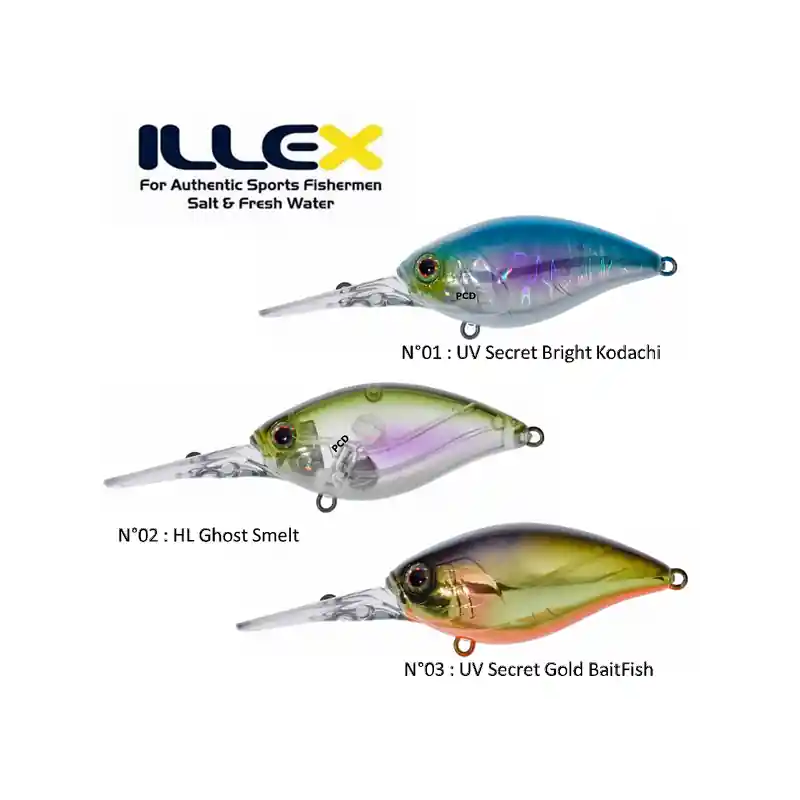 Petit Prix Leurres Flottant Illex Block Ripper 48 MR