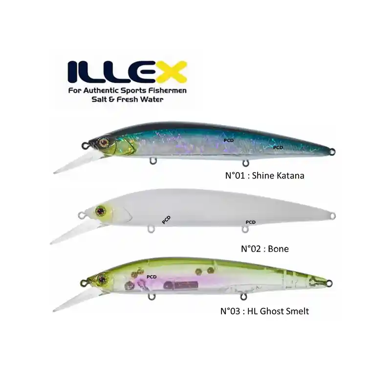 LEURRES SUSPENDING ILLEX RERANGE 130 SP MR Commander Vite