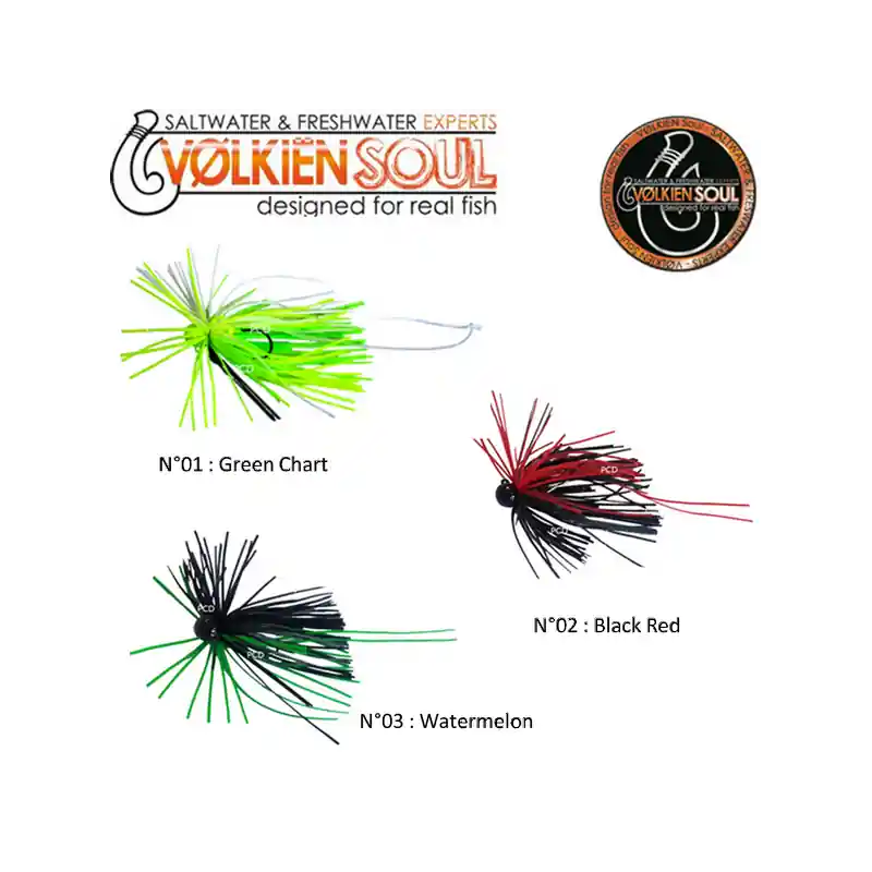 LEURRES MICRO RUBBER-JIG VOLKIEN SOUL KOI KOI 1.80G Commander Maintenant