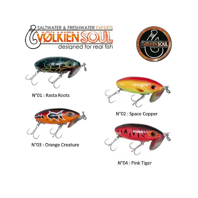 Commande En Gros LEURRES FLOTTANT VOLKIEN SOUL GISMO 65F