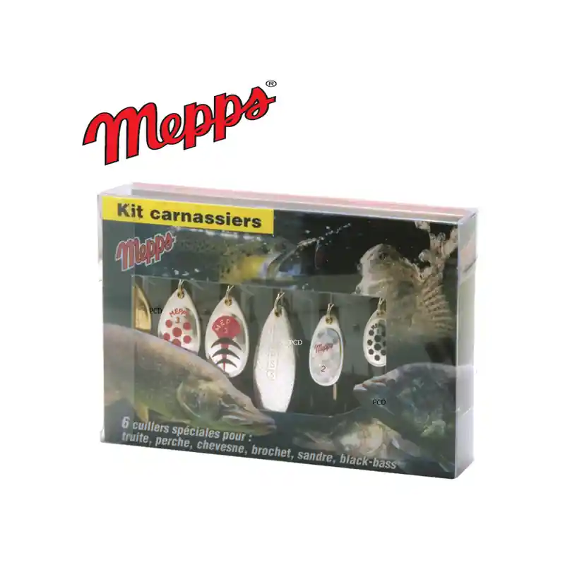 Expédition Rapide KIT CARNASSIERS MEPPS 6 CUILLERS