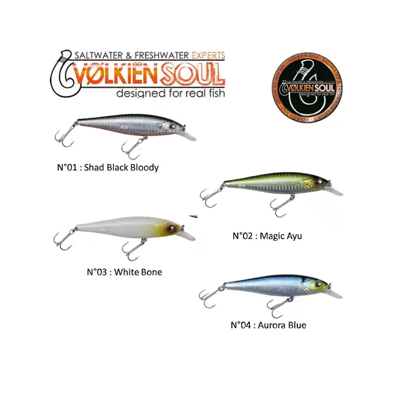 LEURRES SUSPENDING VOLKIEN SOUL MARKER SLIM 100SP Vente Flash