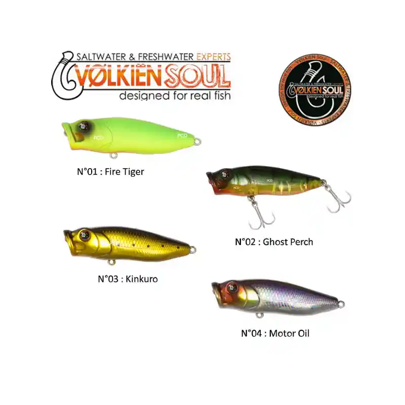 Meilleur Prix LEURRES DE SURFACE VOLKIEN SOUL POPPY 65