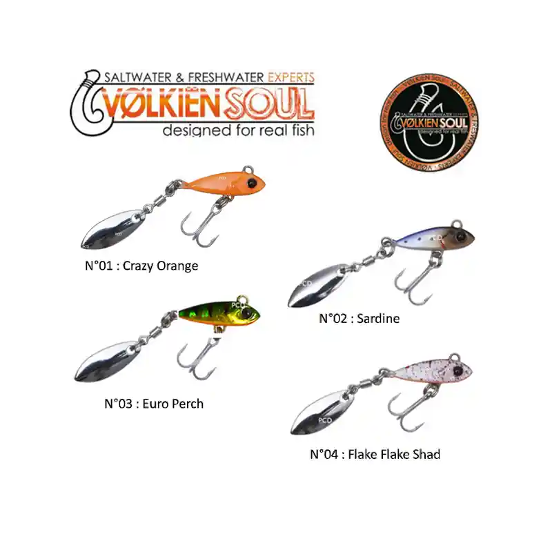 LEURRES VOLKIEN SOUL MINI HURRICANE BV 3G Paiement Sécurisé