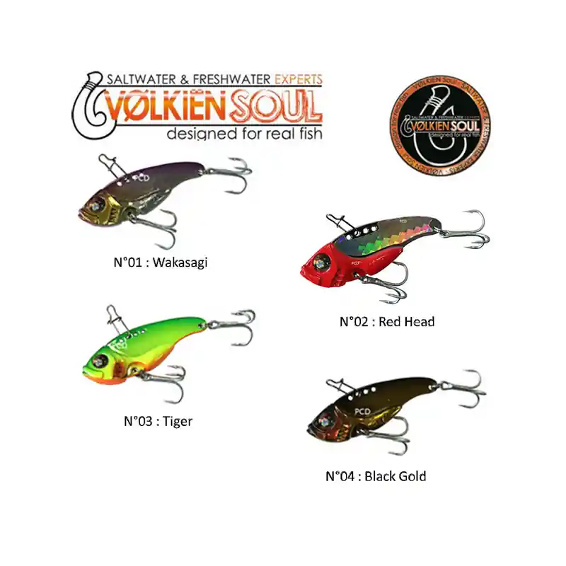 Prix Bas LEURRES LAME VOLKIEN SOUL Z-VIB 38MM