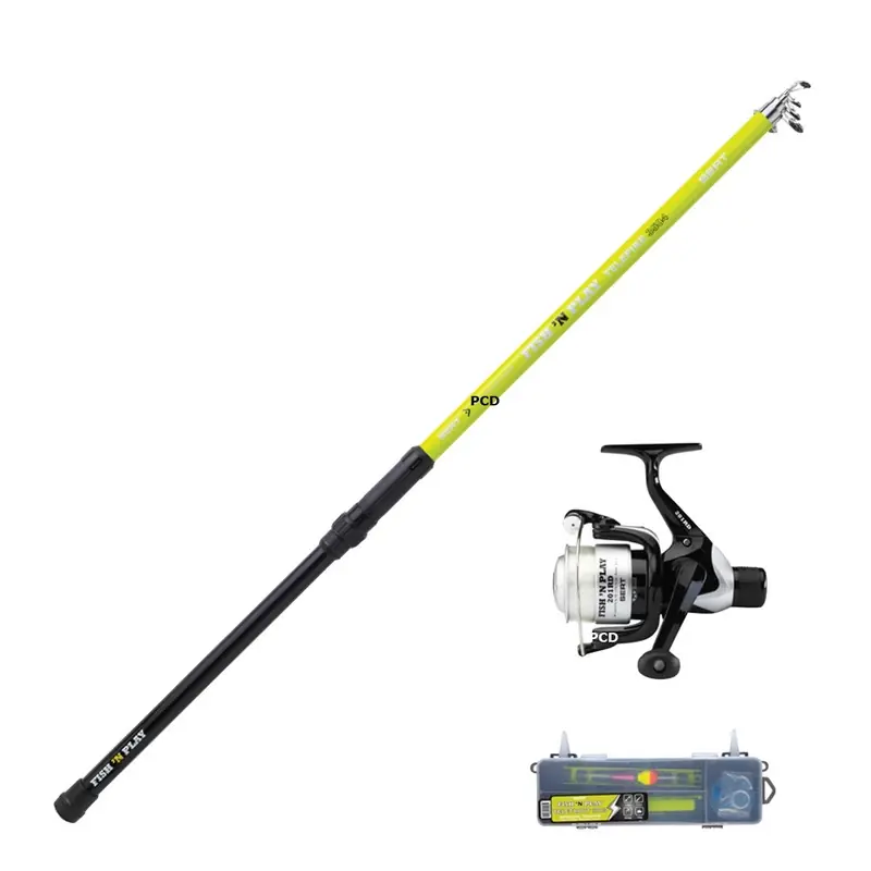 Ensemble Carnassiers Srt Kit Fish‘n Play Télépike 3504 Et Moulinet 401RD Avec Box Expédié Aujourd&rsquo;hui