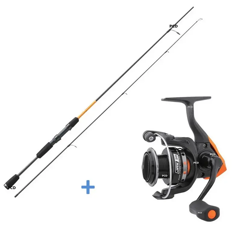 Ensemble Spinning Okuma Canne Jaw 2M44 10-35g Et Moulinet Jaw 30 FD Jusqu'à Épuisement Des Stocks