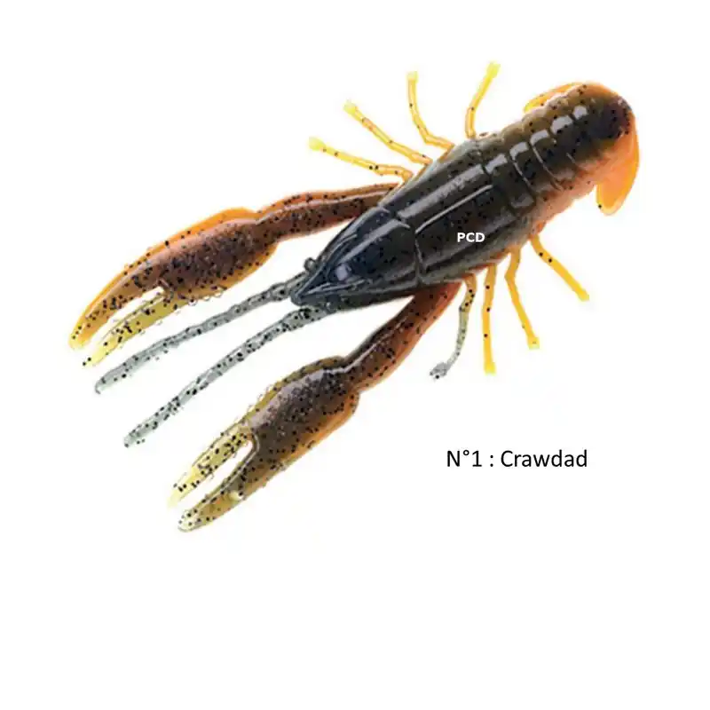 Soldes Leurres Souples Yum Crawbug 80MM Par 8
