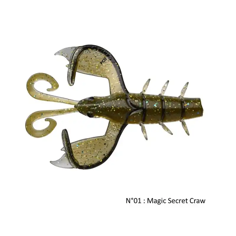 Populaire Leurres Souples Illex Magic Craw 50 Par 8