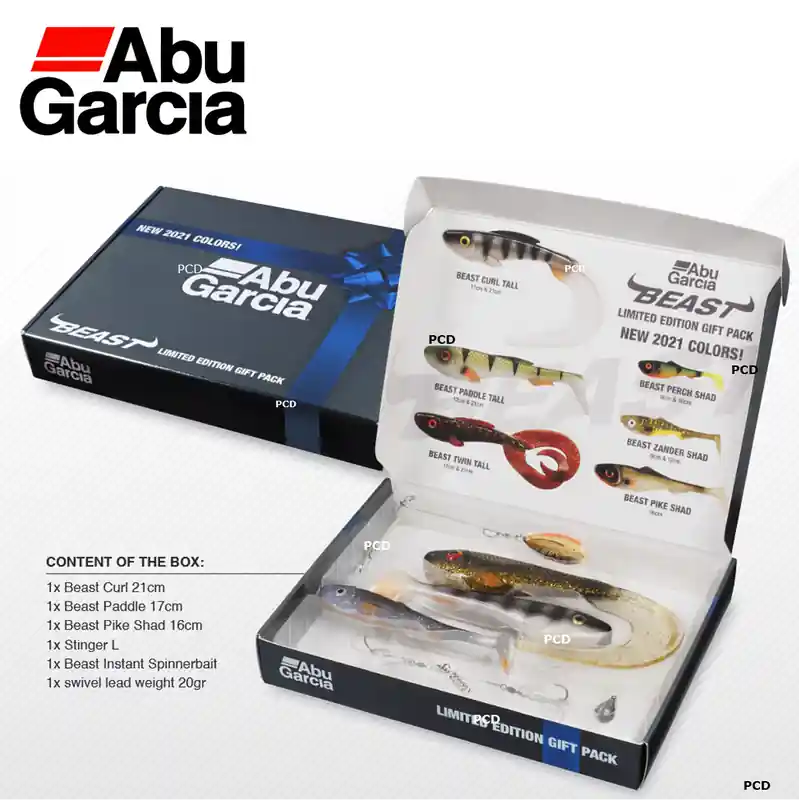 Coffret Cadeau Abu Garcia Leurres Souples Beast Gift Pack Edition Limitée Jusqu&rsquo;à Épuisement Des Stocks