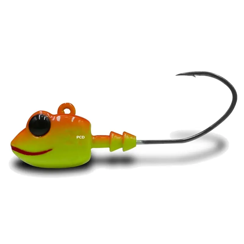 Commander Maintenant Têtes Plombées Vmc Frog Jig Firetiger Par 3