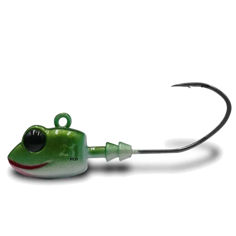 Dernier Modèle Têtes Plombées VMC Frog Jig Natural Par 3