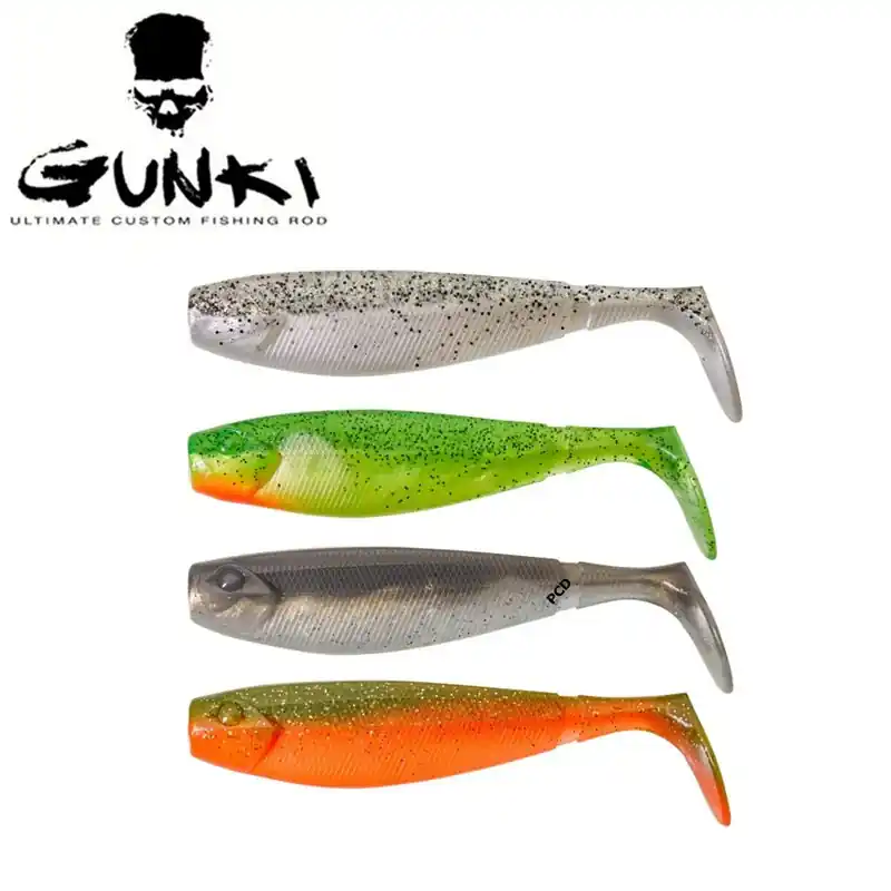 Achetez Aujourd&rsquo;hui KIT LEURRES SOUPLES GUNKI G‘BUMP TEAM SELECTION 8CM PAR 4