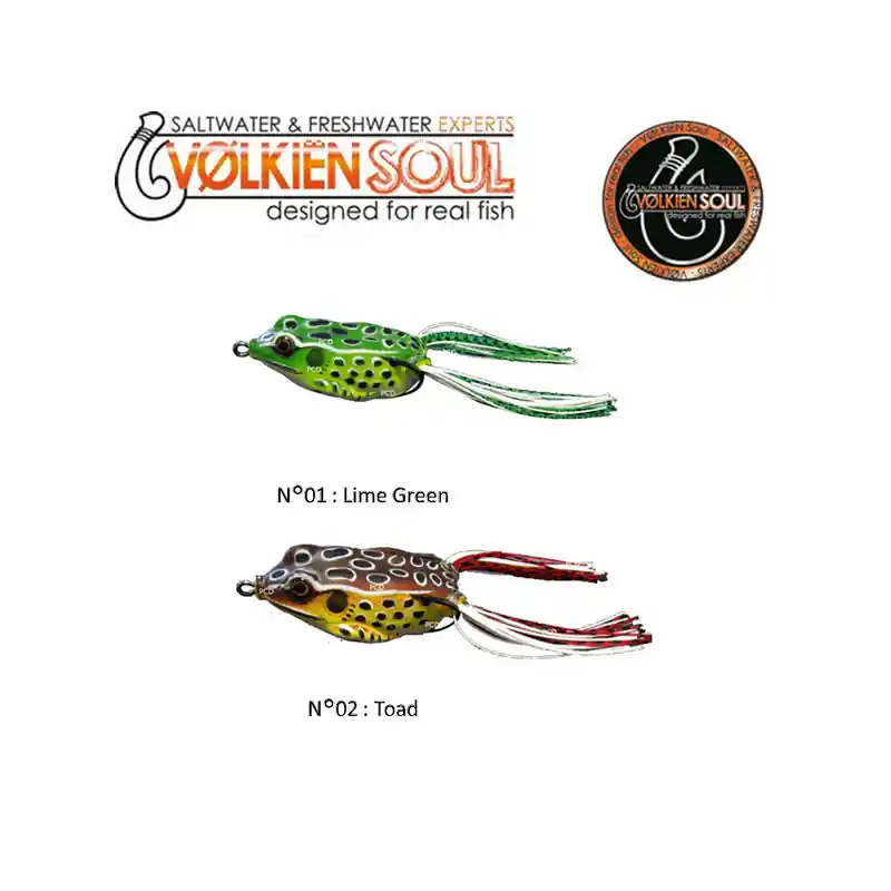 Prix Promo LEURRES GRENOUILLE VOLKIEN SOUL CHIBI KAERU 45