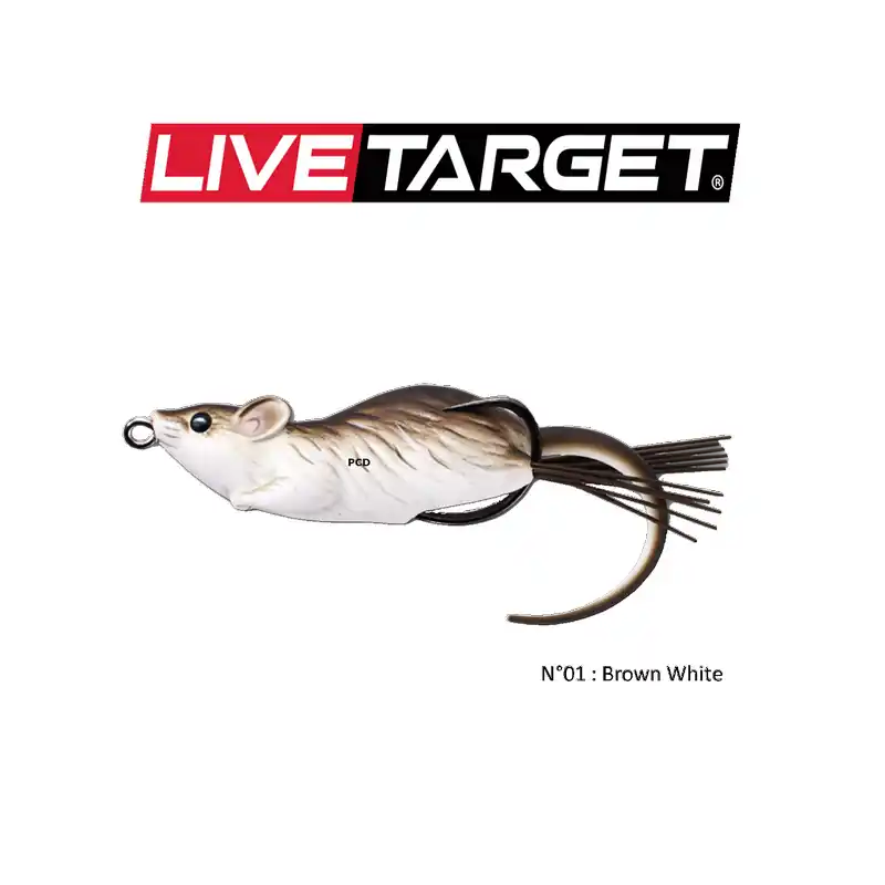 LEURRES SOUPLES LIVE TARGET MOUSE 9CM Jusqu&rsquo;à Épuisement Des Stocks