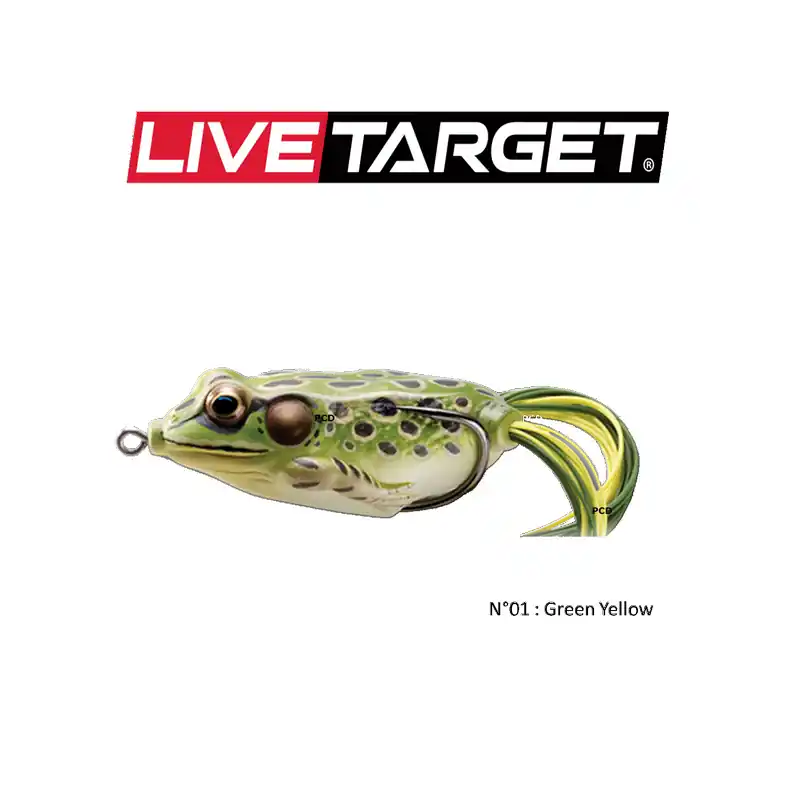 LEURRES SOUPLES LIVE TARGET FROG 6.5CM Must-Have