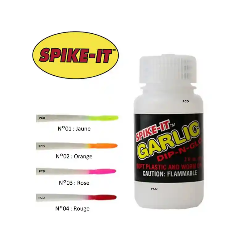 Must-Have TEINTURES POUR LEURRES SPIKE-IT DIP-N-GLO PARFUM AIL 59ML