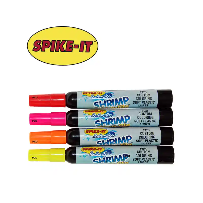 Prix Choc PACK 4 FEUTRES POUR LEURRES SPIKE-IT PARFUM CREVETTE
