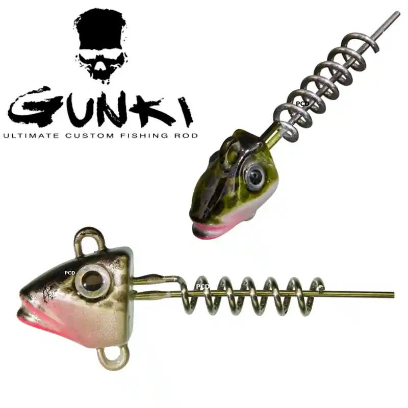 Promotion TETES PLOMBEES GUNKI G‘FISH SCREW NATURAL BLACK PAR 3