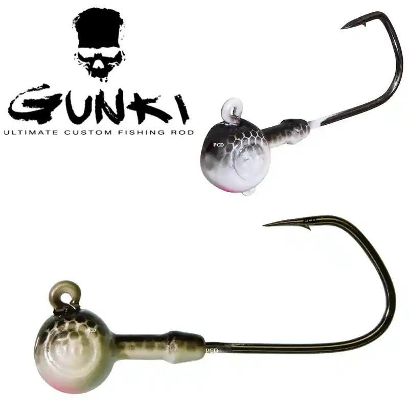 TETES PLOMBEES GUNKI G‘ROUND PIKE ADDICT SHORT-S NATURAL BLACK SILVER PAR 3 Prix Promo
