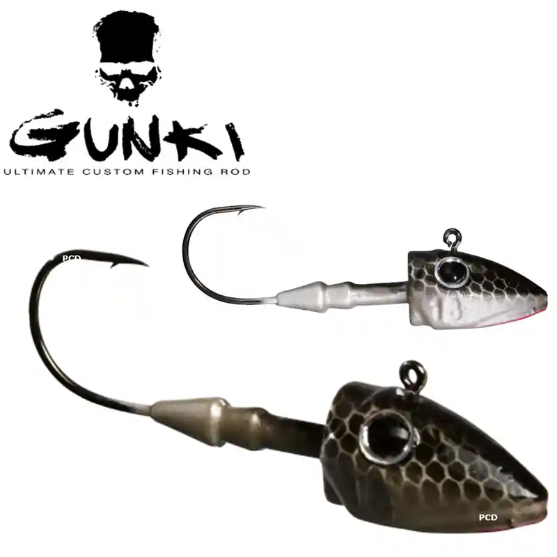TETES PLOMBEES GUNKI G‘SLIDE NATURAL BLACK SILVER PAR 3 Paiement Sécurisé
