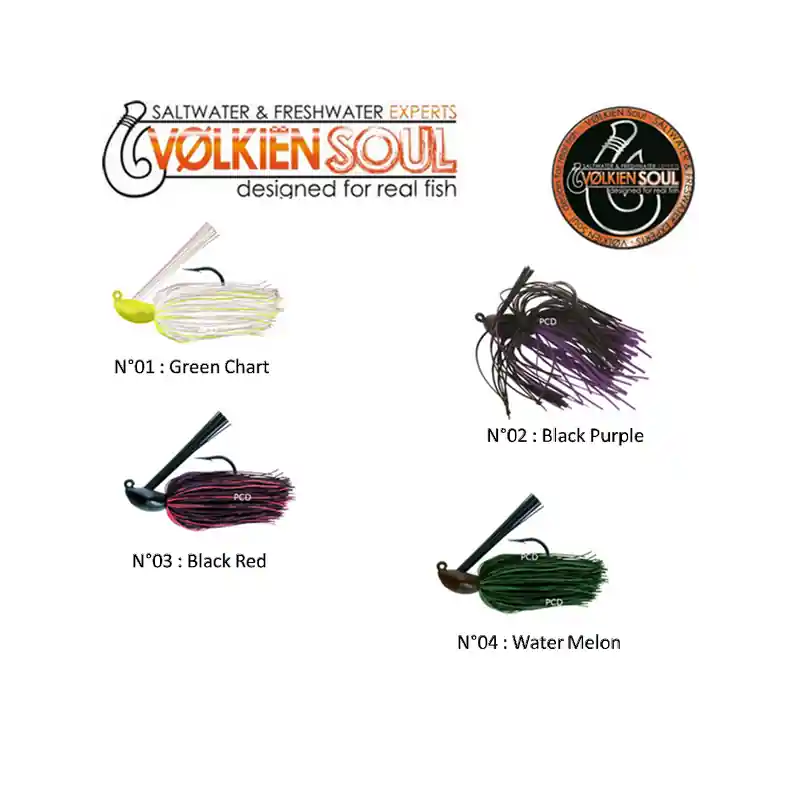 Super Prix LEURRES JIG VOLKIEN SOUL GUNNER 14G
