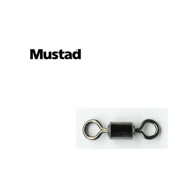 Acheter En Ligne EMERILLONS MUSTAD ROLLING NOIR OEILLET ROND PAR 10