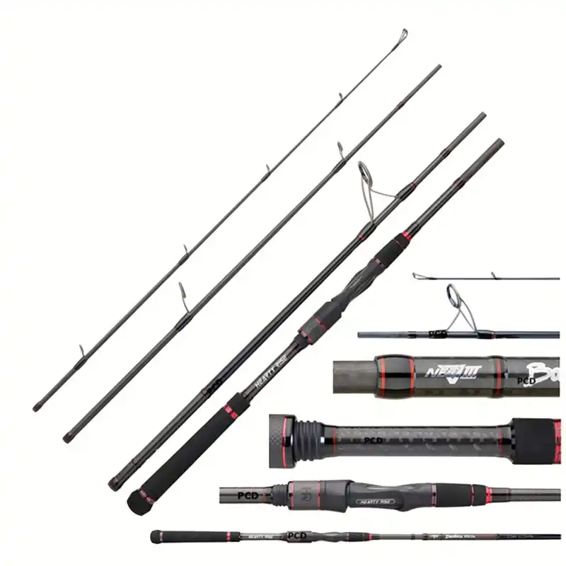 Canne Spinning Hearty Rise Bassforce Spécial Travel 2m23 15-80g Promotion Saisonnière