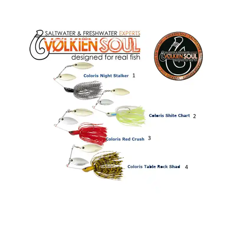 LEURRES SPINNERBAIT VOLKIEN SOUL HURRICANE SB 10G Offre Du Jour