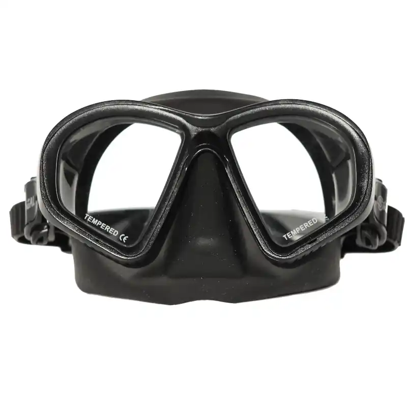 Masque de chasse sous marine en apnée Sigalsub Mate Noir antireflet Soldes