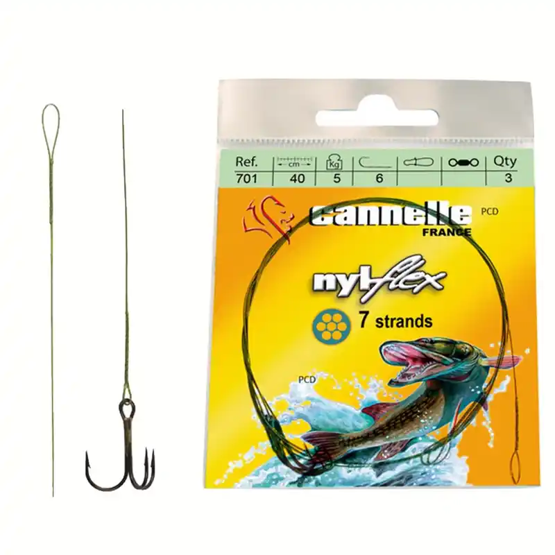 Bas De Ligne Acier VMC Nyflex C703 40cm Par 3 Seulement Aujourd&rsquo;hui