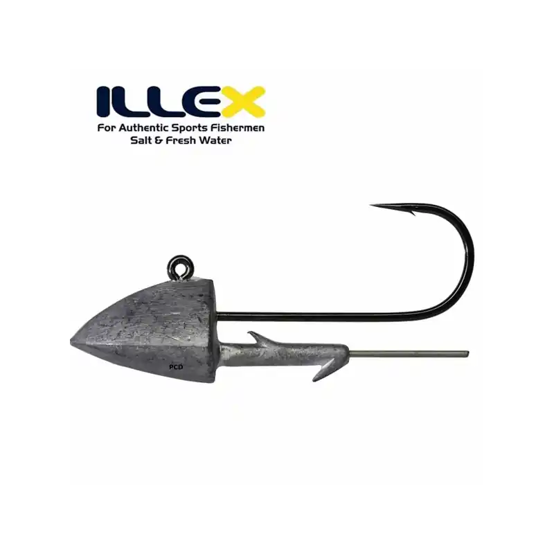 TETES PLOMBEES ILLEX HEAVY STRAIGHT JIG HEAD PAR 2 Soldes