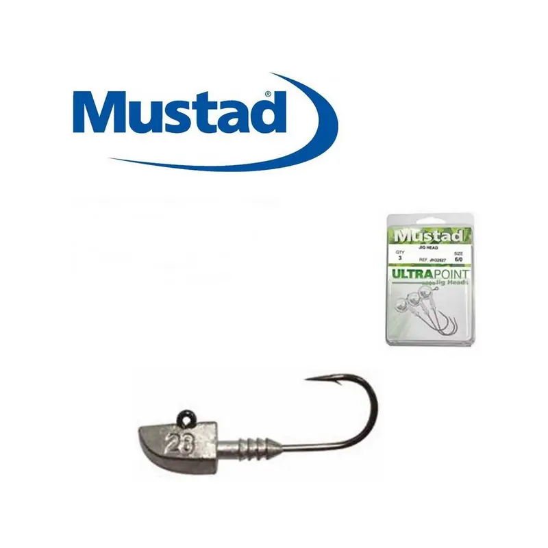 TETES PLOMBEES MUSTAD ULTRAPOINT BLACK NICKEL 2-0 PAR 4 Meilleur Prix